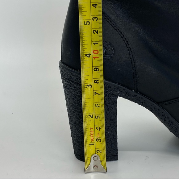 Timberland Women's Tillston 6 Inch Black Full Grain Leather Boot A2B56 SZ 7.5 - Picture 15 of 16